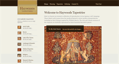 Desktop Screenshot of haywoods-tapestries.com